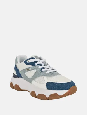 Reformation Alisses Faux-Suede Jogger Sneakers
