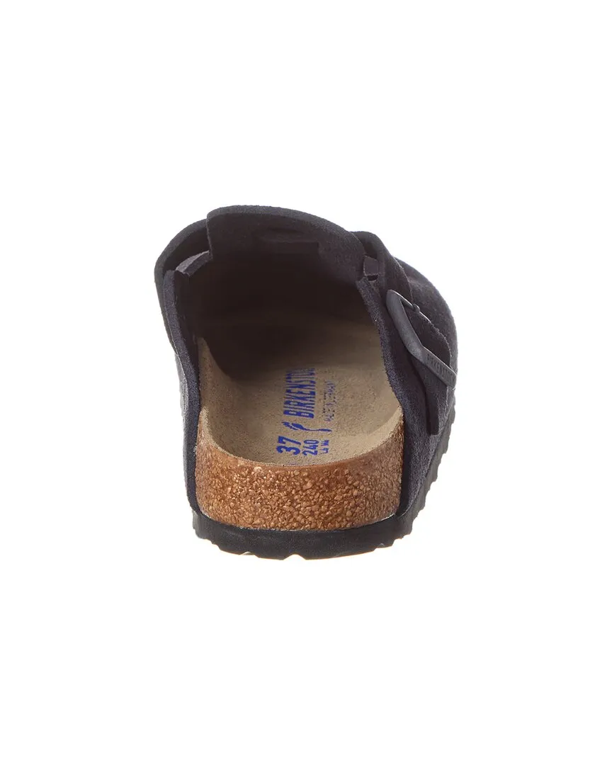Reformation Birkenstock Boston BS Narrow Suede Clog