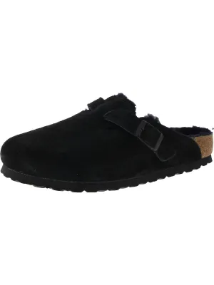 Reformation Boston VL Womens Suede Slip On Mules