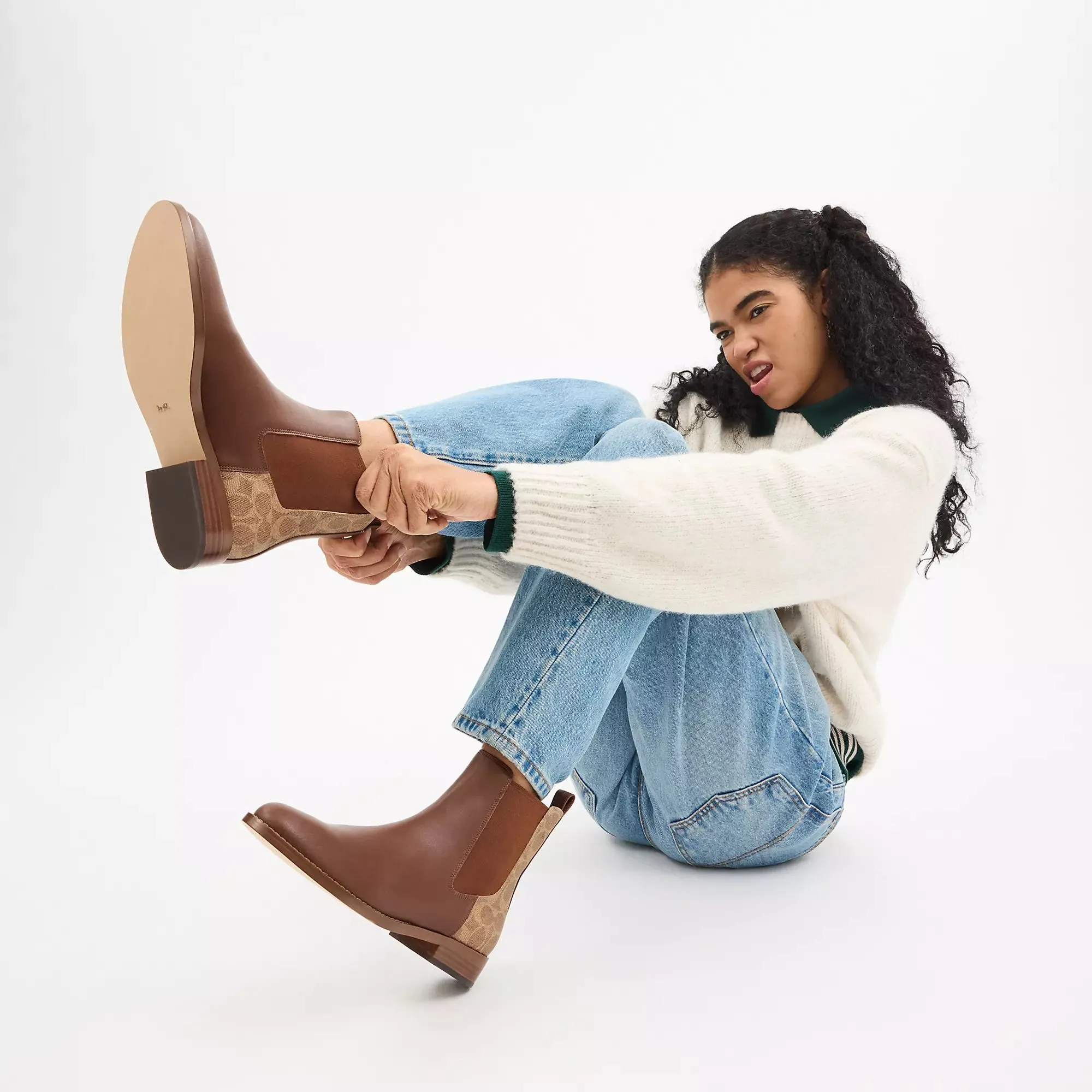 Reformation Coach Outlet Meredith Bootie In Signature Canvas