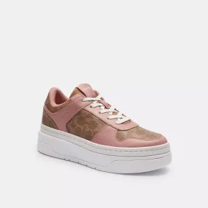 Reformation Coach Outlet Platform Sneaker In Signature Canvas