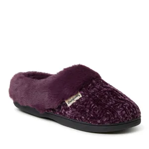 Reformation Dearfoams Womens Claire Cable Knit Chenille Clog Slipper