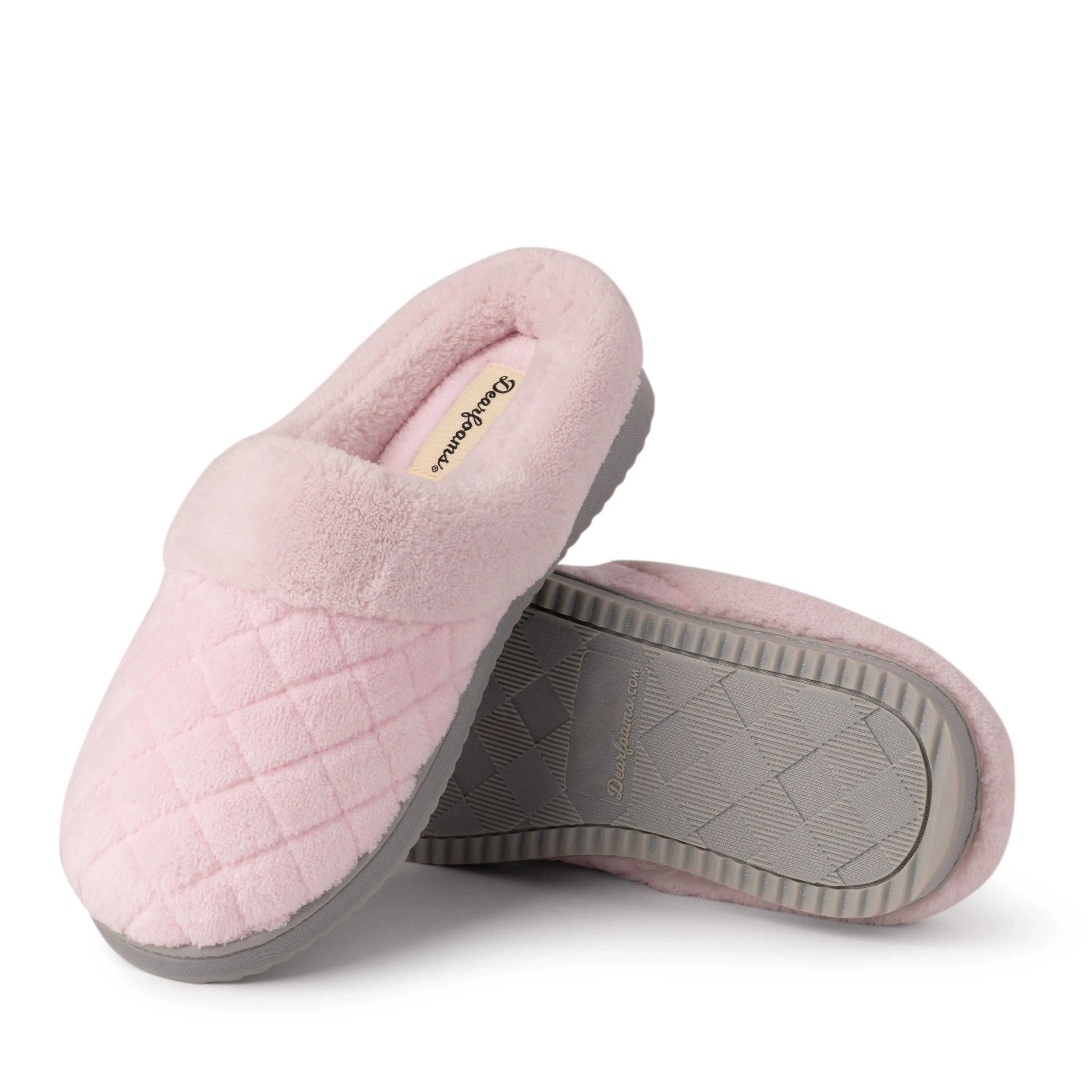 Reformation Dearfoams Women's Libby Quilted Terry Clog Slipper