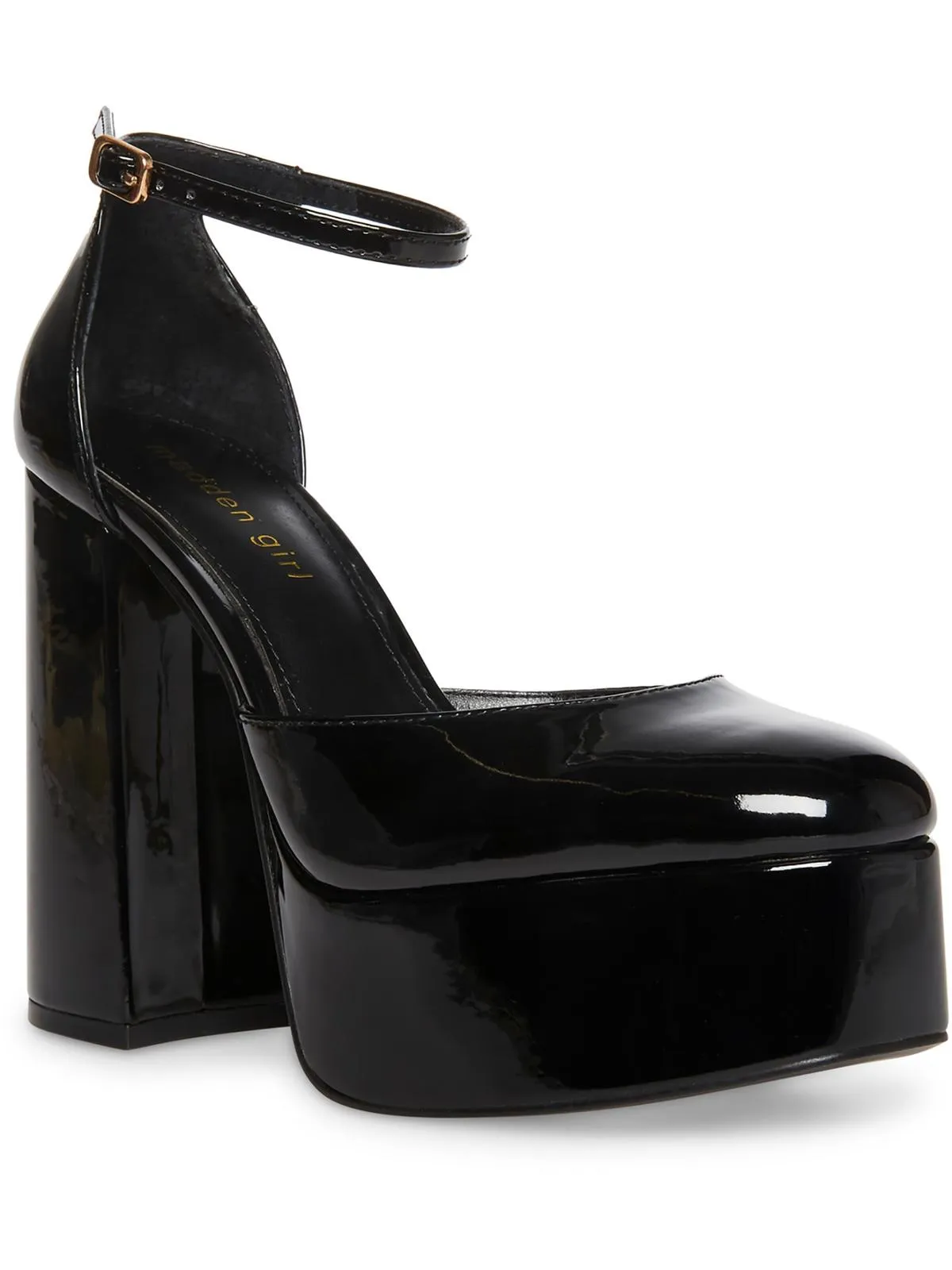 Reformation Dion Womens Round Toe Ankle Strap Platform Heels