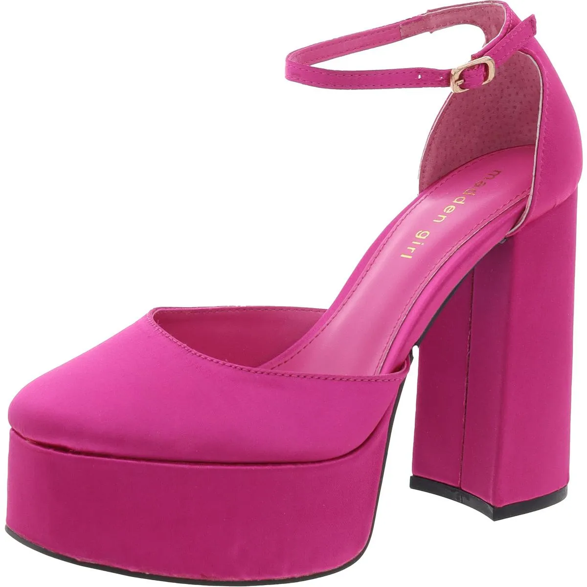 Reformation Dion Womens Round Toe Ankle Strap Platform Heels