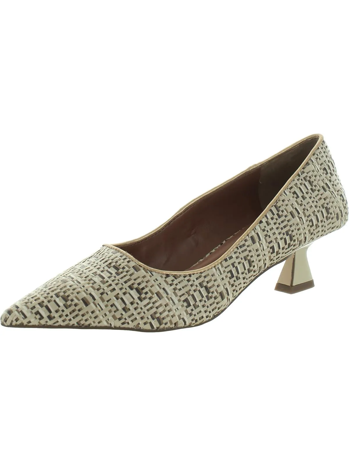 Reformation Diva Womens Comfort Insole Pointed Toe Kitten Heels