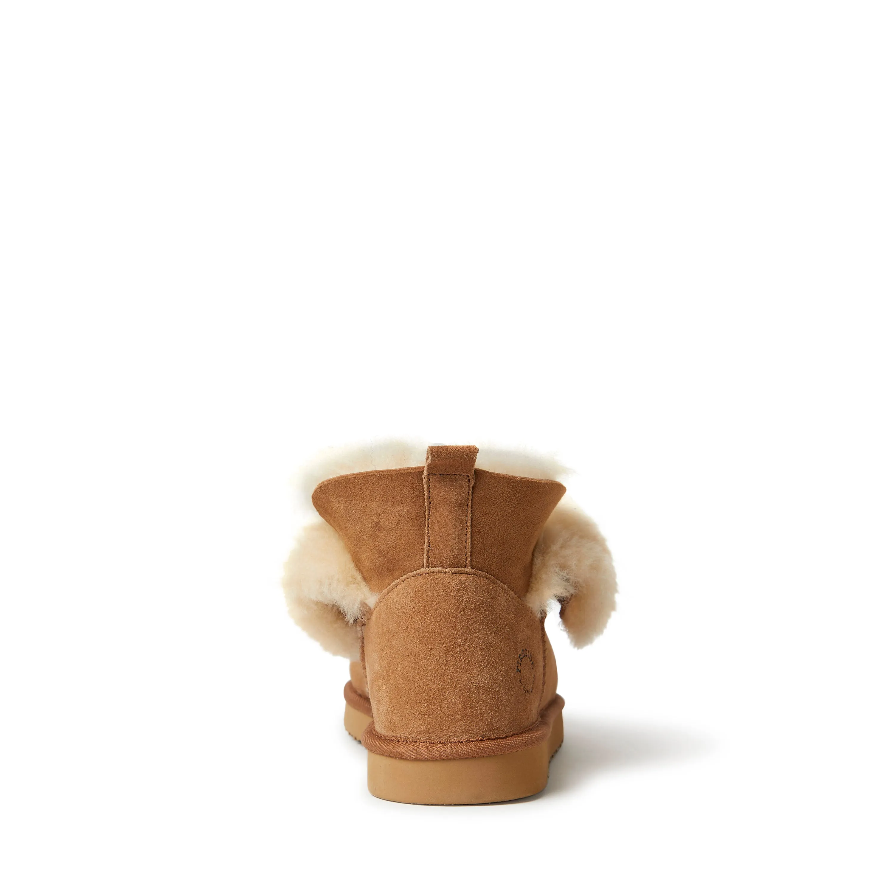 Reformation Fireside By Dearfoams Women's Perth Genuine Shearling Foldover Boot