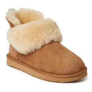 Reformation Fireside By Dearfoams Women's Perth Genuine Shearling Foldover Boot