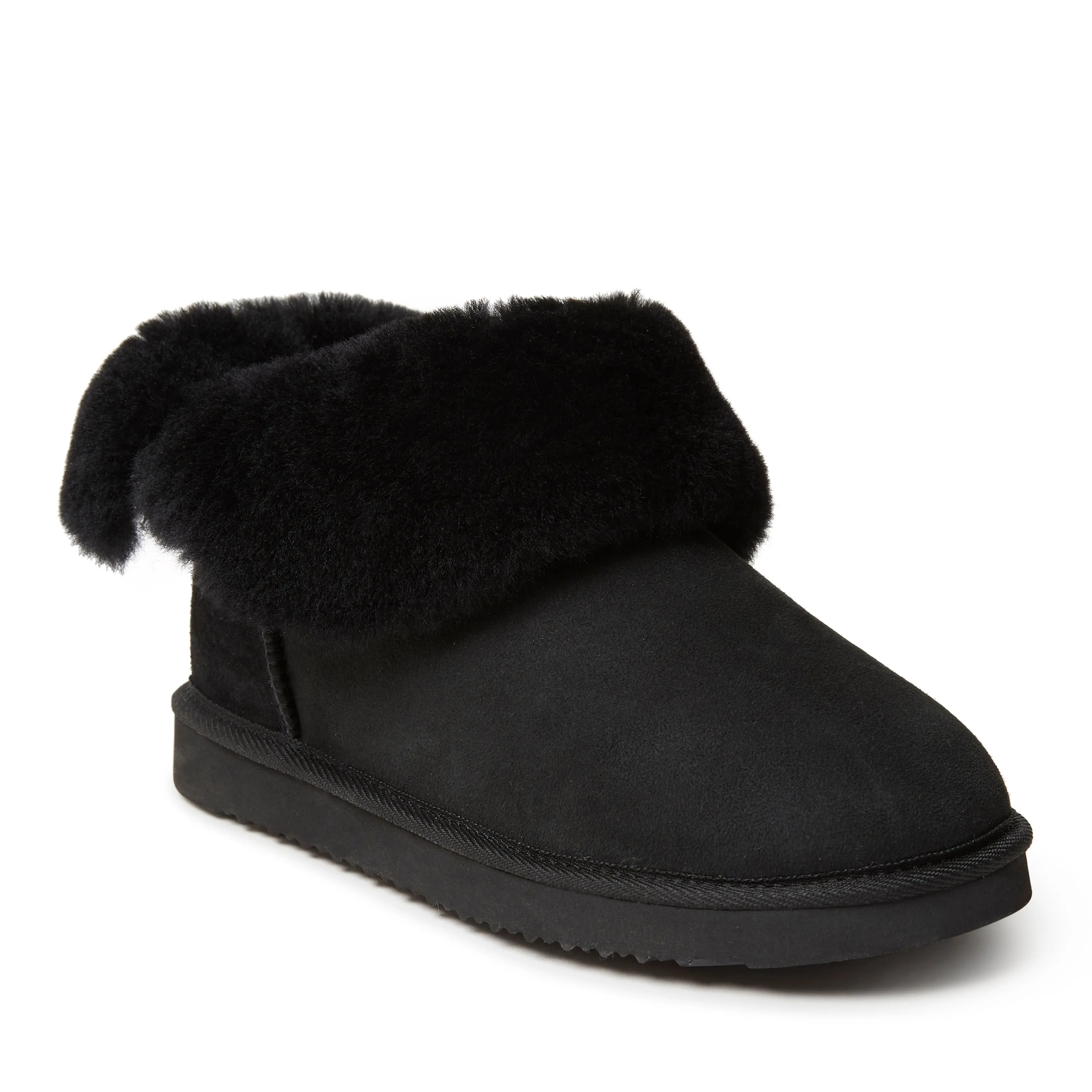 Reformation Fireside By Dearfoams Women's Perth Genuine Shearling Foldover Boot