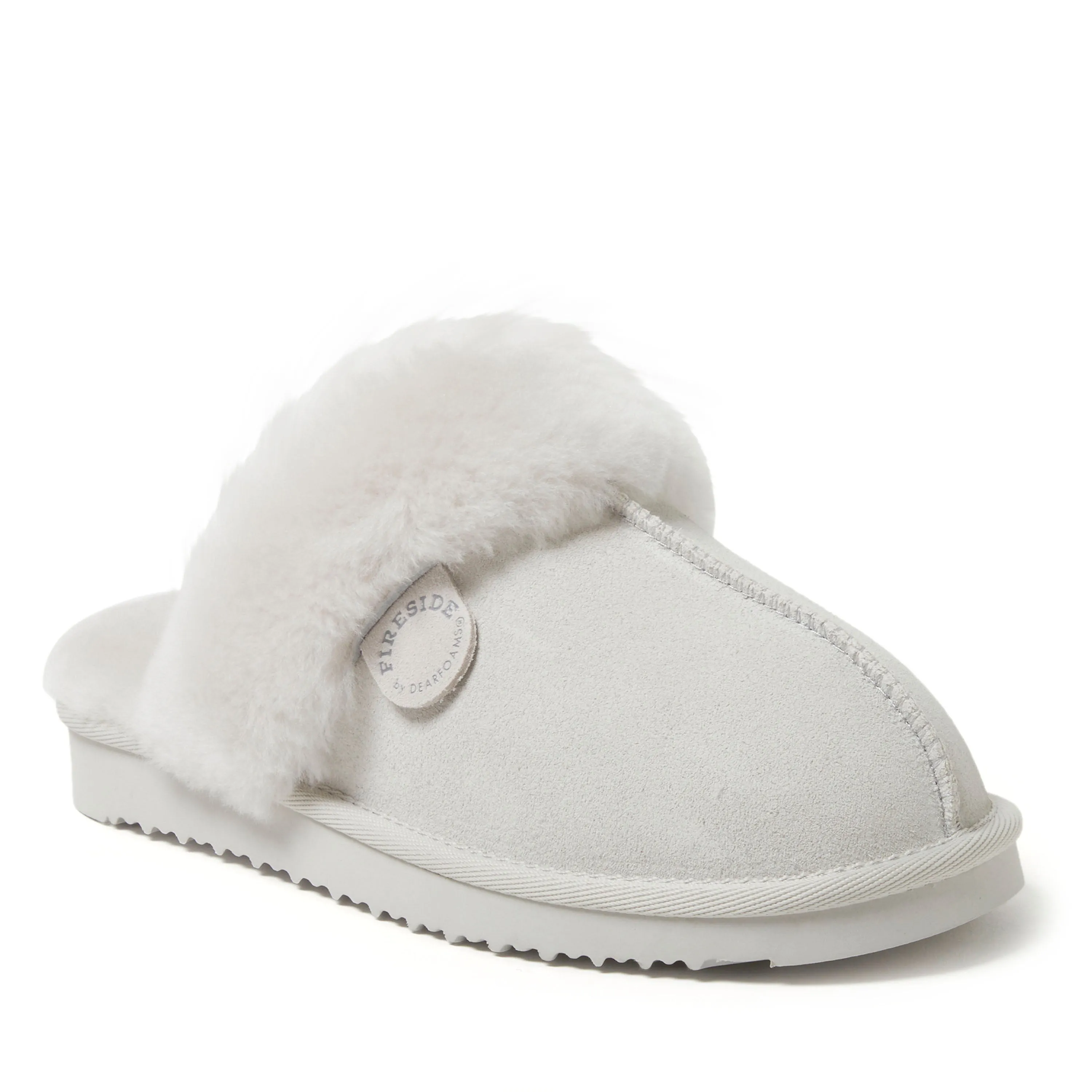Reformation Fireside by Dearfoams Women's Sydney Genuine Shearling Scuff Slipper