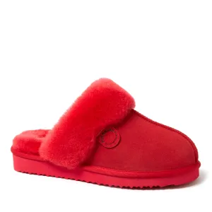 Reformation Fireside by Dearfoams Women's Sydney Genuine Shearling Scuff Slipper