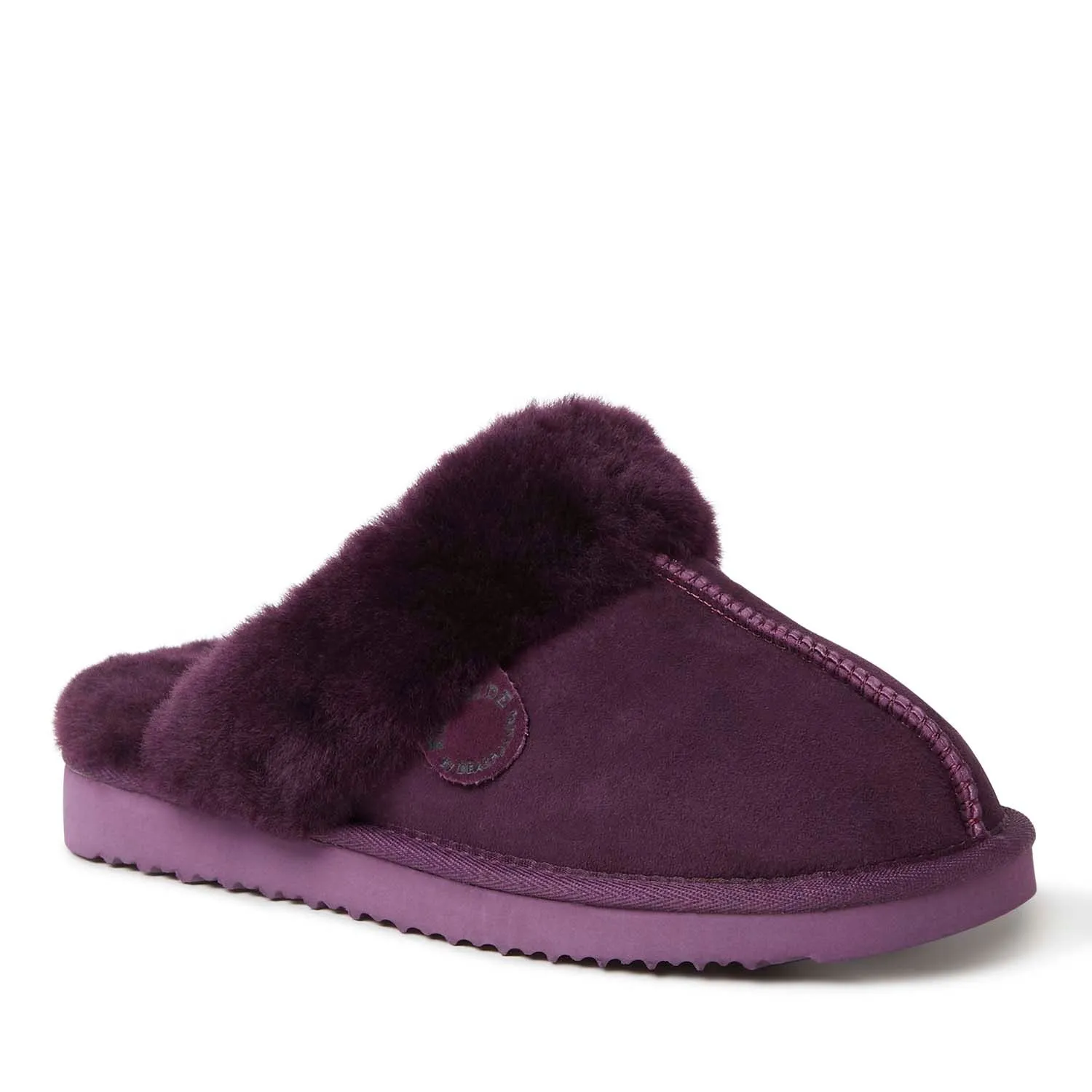 Reformation Fireside By Dearfoams Women's Sydney Genuine Shearling Scuff