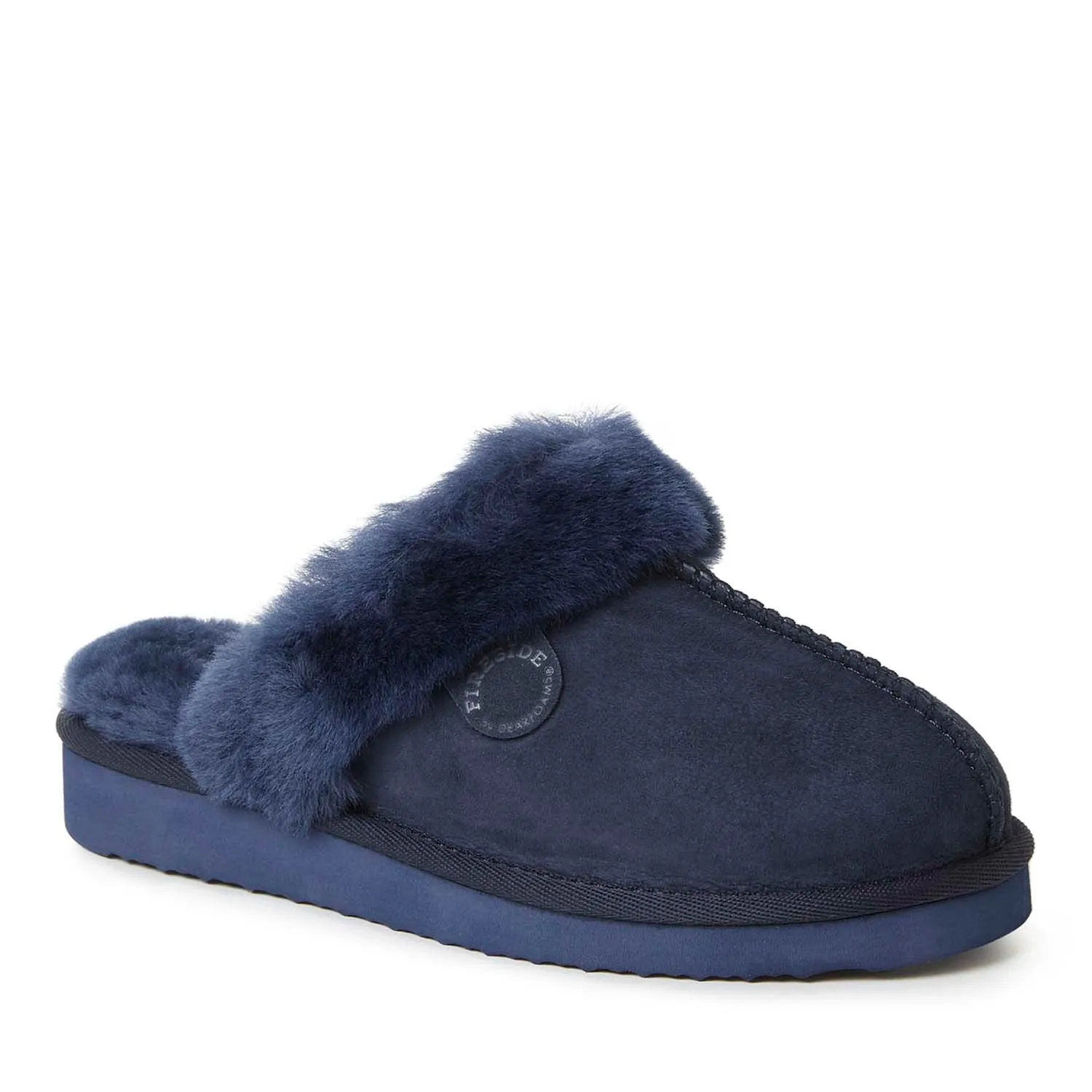 Reformation Fireside By Dearfoams Women's Sydney Genuine Shearling Scuff