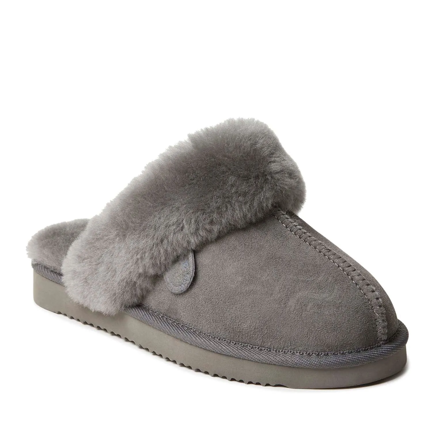 Reformation Fireside By Dearfoams Women's Sydney Genuine Shearling Scuff