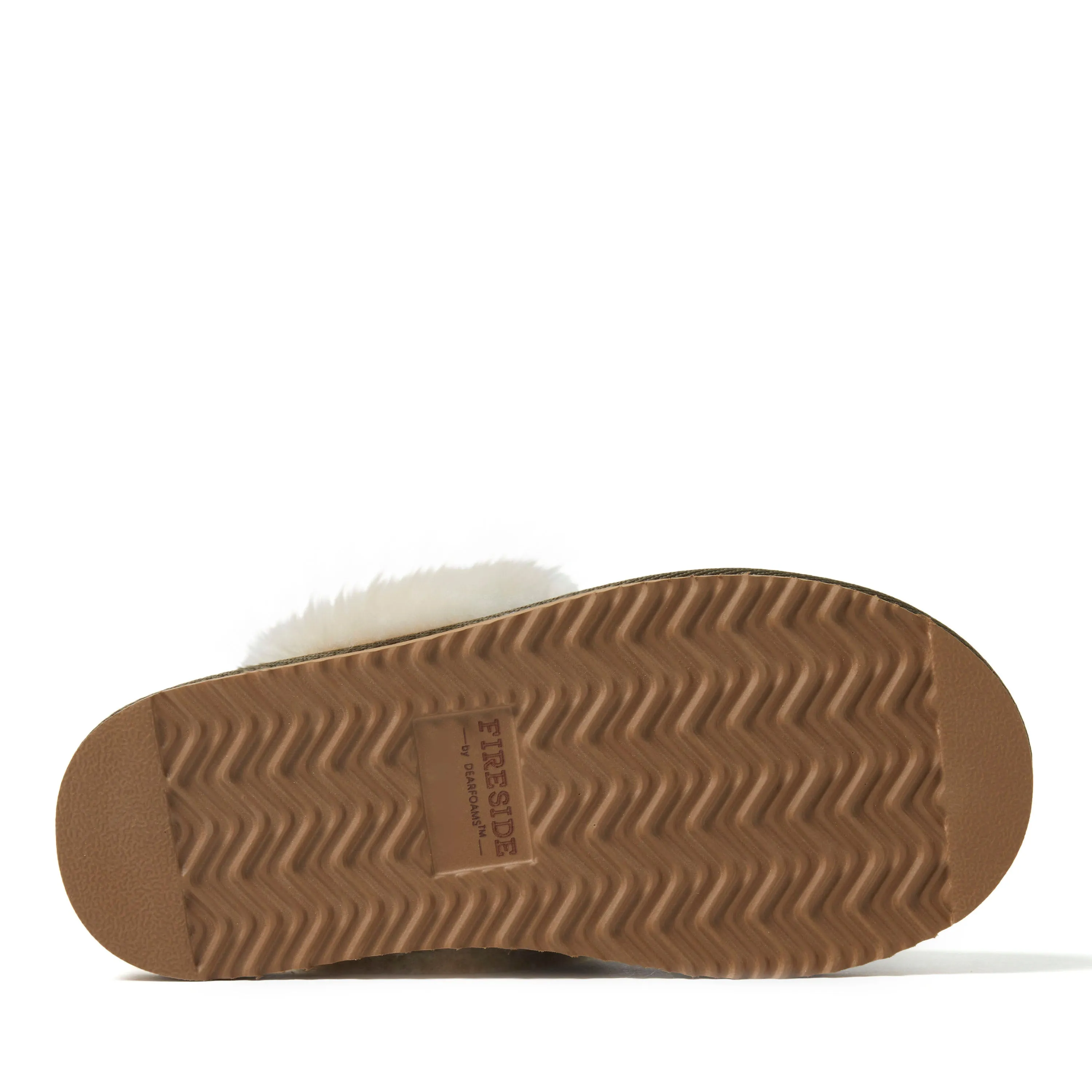 Reformation Fireside By Dearfoams Women's Sydney Genuine Shearling Scuff