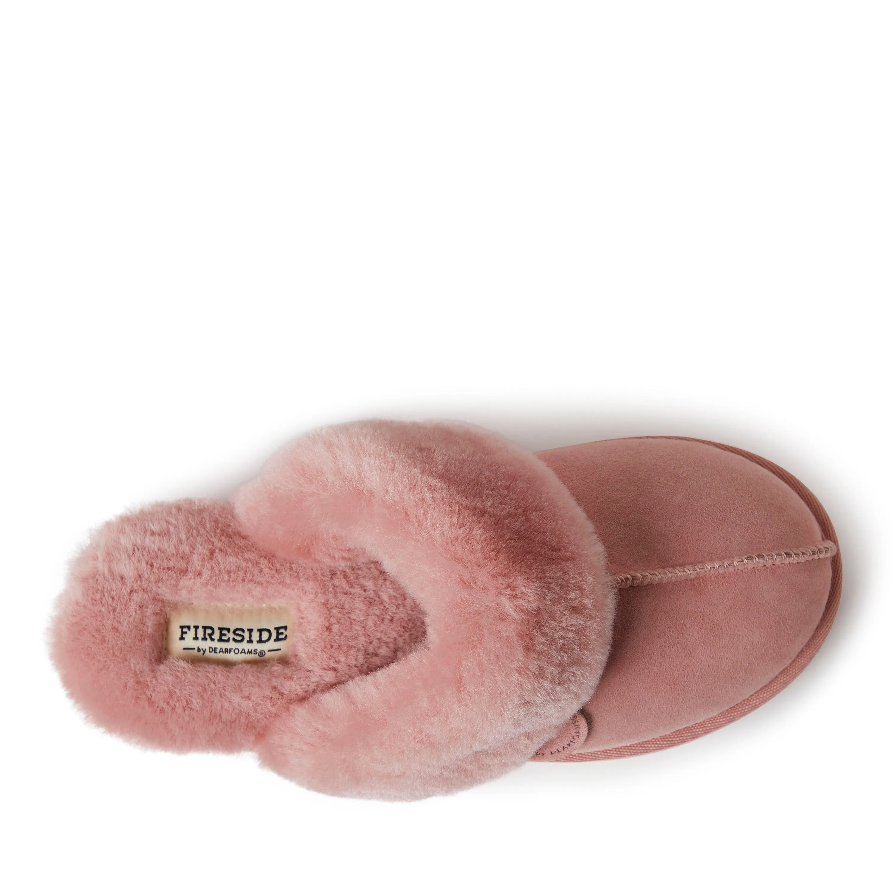 Reformation Fireside By Dearfoams Women's Sydney Genuine Shearling Scuff