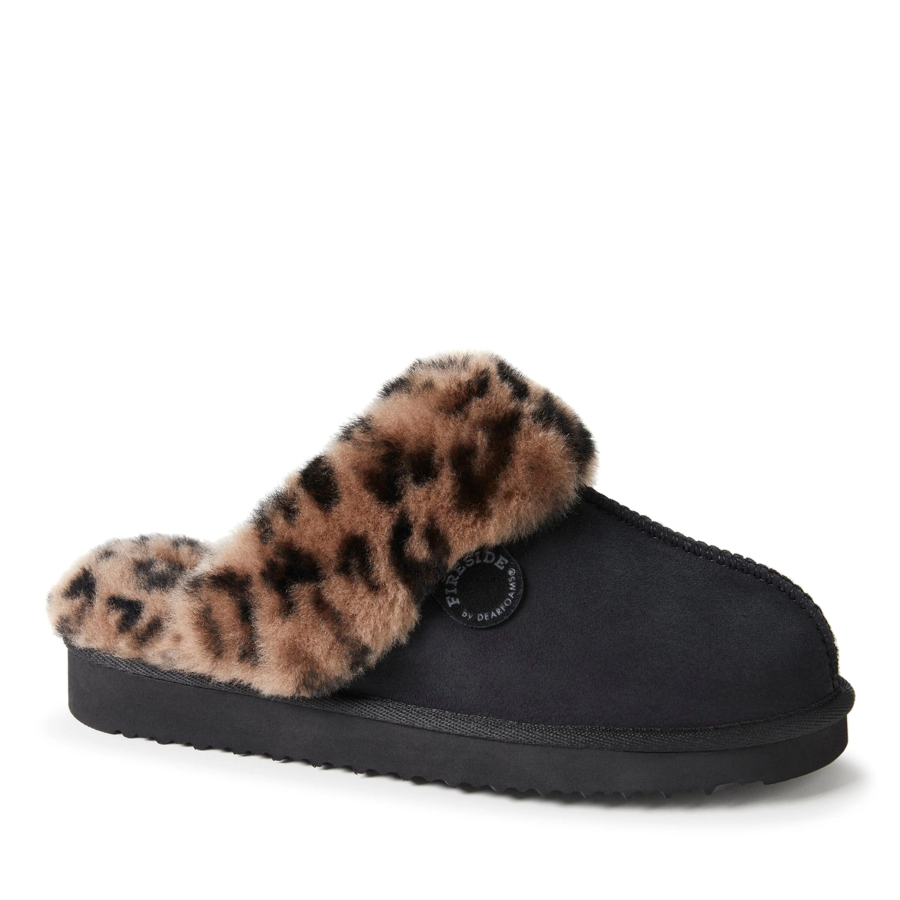 Reformation Fireside By Dearfoams Women's Sydney Genuine Shearling Scuff