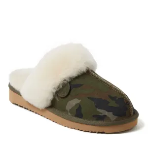 Reformation Fireside By Dearfoams Women's Sydney Genuine Shearling Scuff