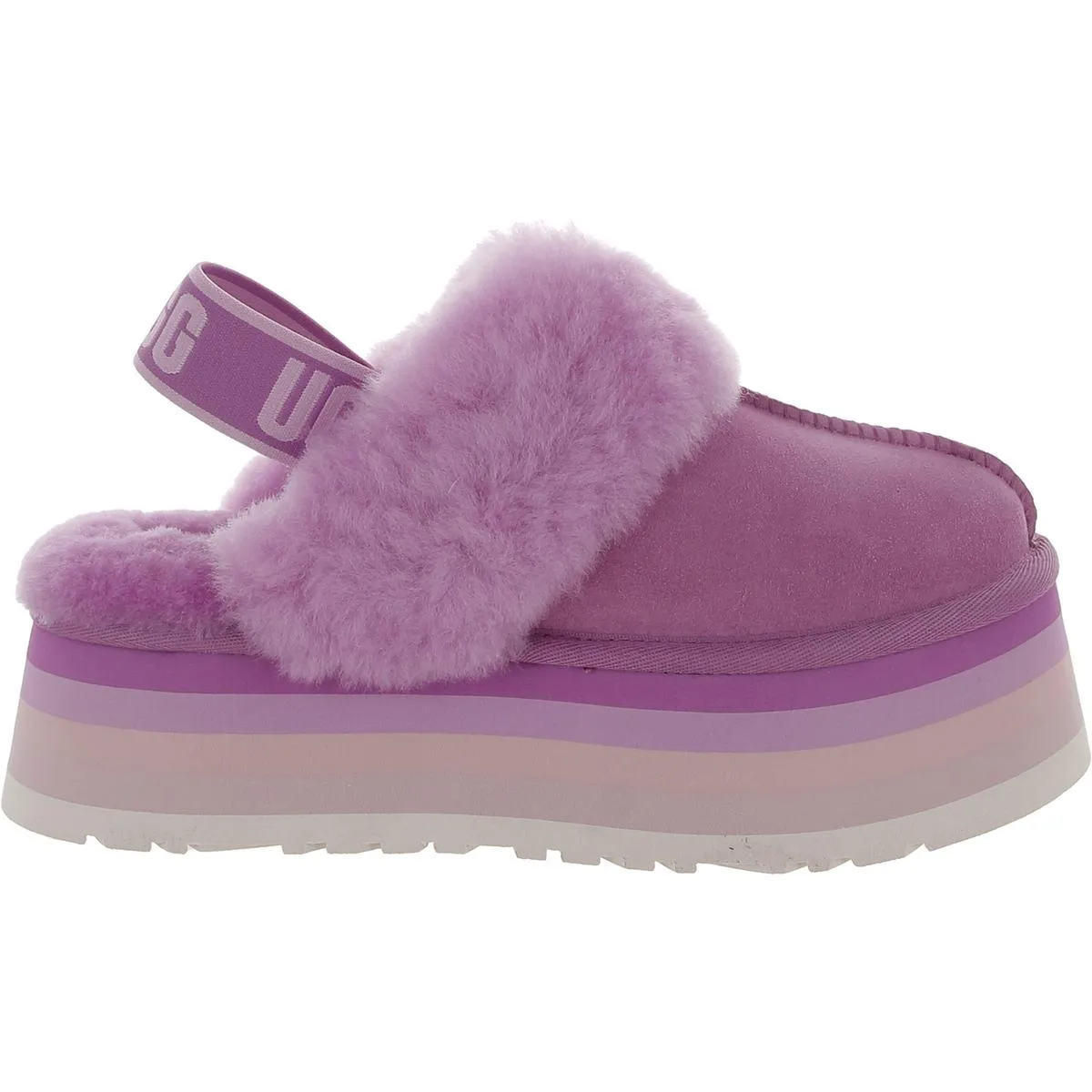 Reformation Funkette Womens Suede Shearling Slip-On Slippers