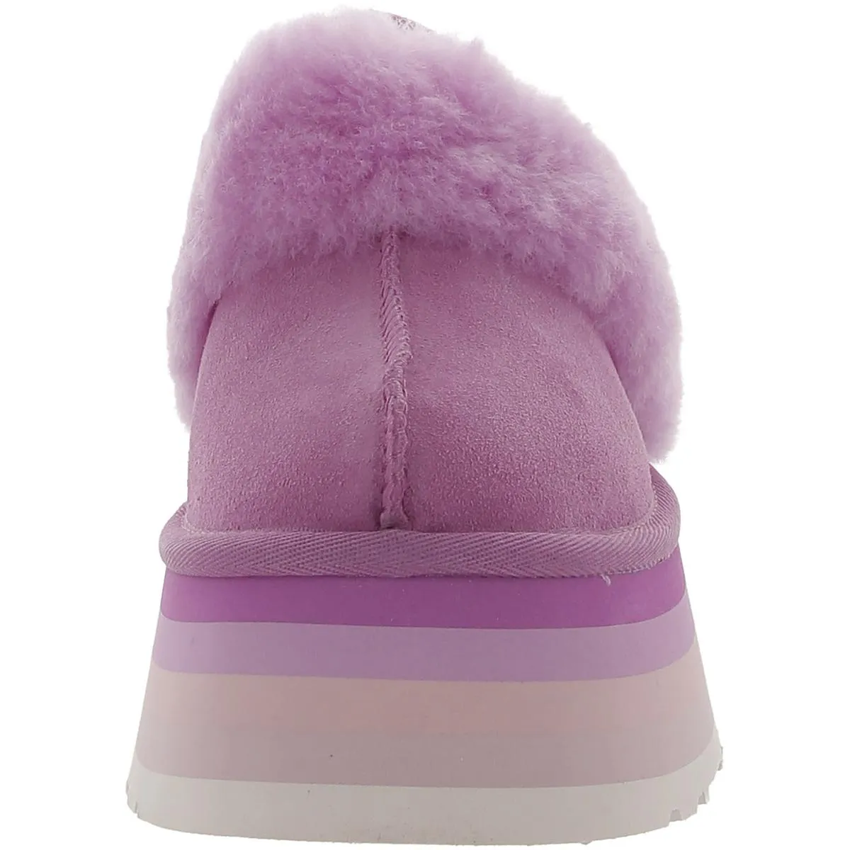 Reformation Funkette Womens Suede Shearling Slip-On Slippers