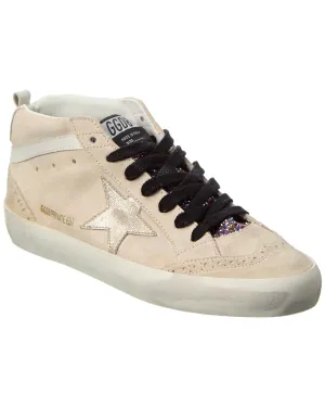 Reformation Golden Goose Midstar Suede & Glitter Sneaker
