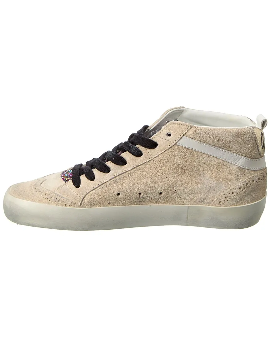 Reformation Golden Goose Midstar Suede & Glitter Sneaker