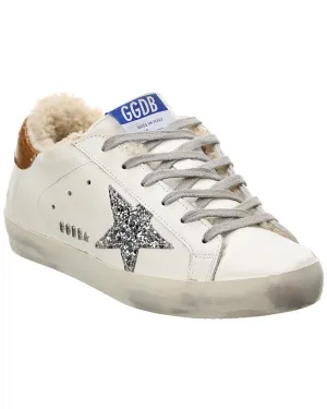 Reformation Golden Goose Superstar Leather & Shearling