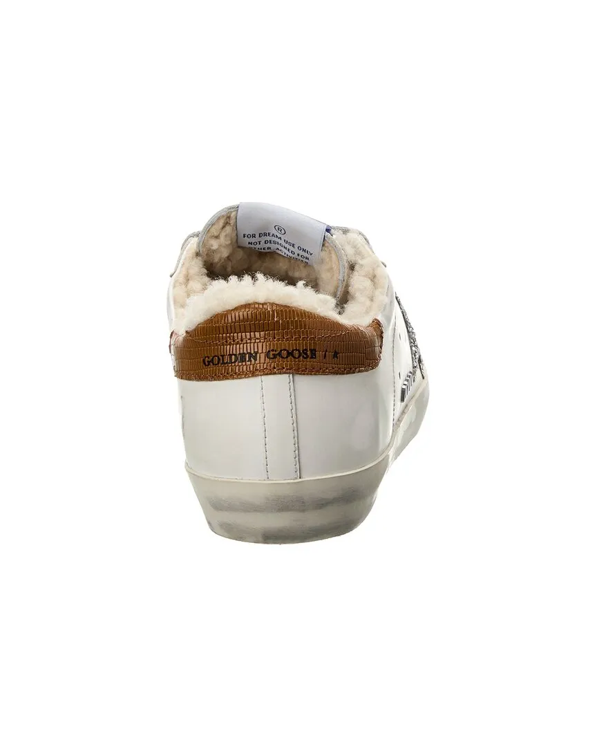 Reformation Golden Goose Superstar Leather & Shearling