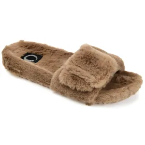 Reformation Journee Collection Women's Faux Fur Shadow Slipper
