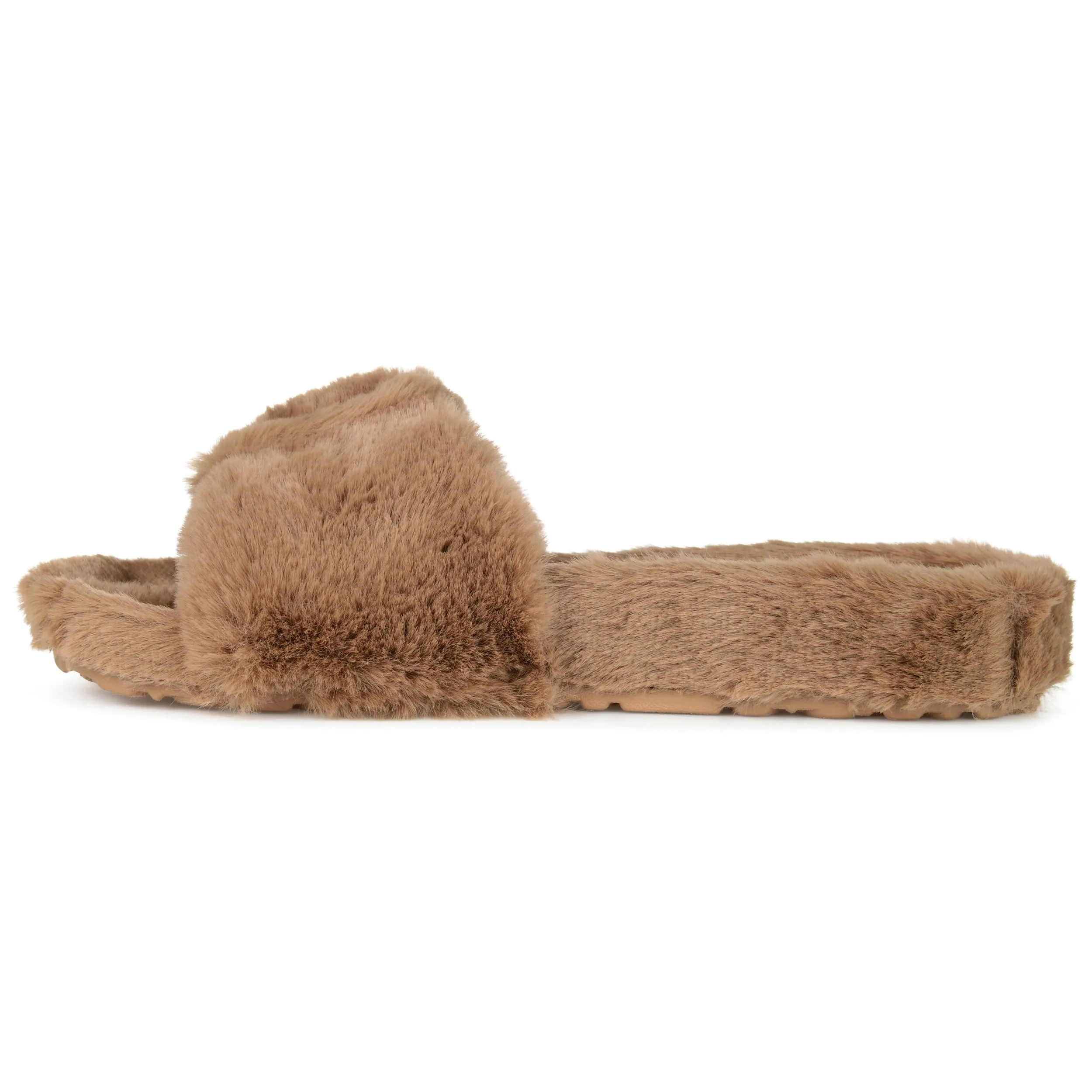 Reformation Journee Collection Women's Faux Fur Shadow Slipper