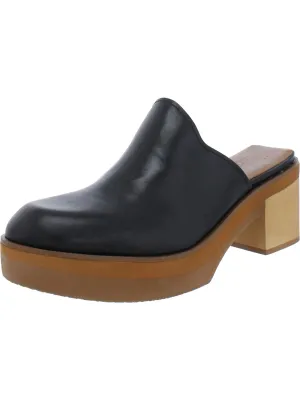 Reformation Katrese Womens Leather Slip On Mules
