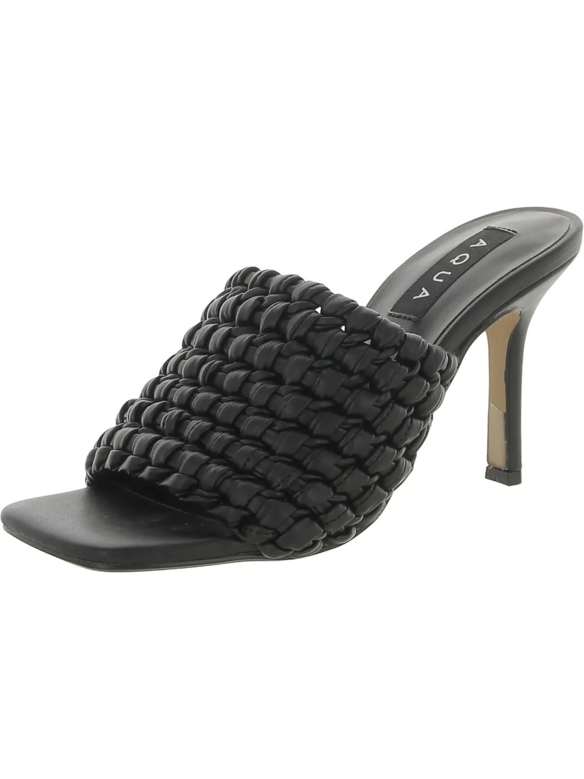 Reformation Katy Womens Faux Leather Slip On Mules