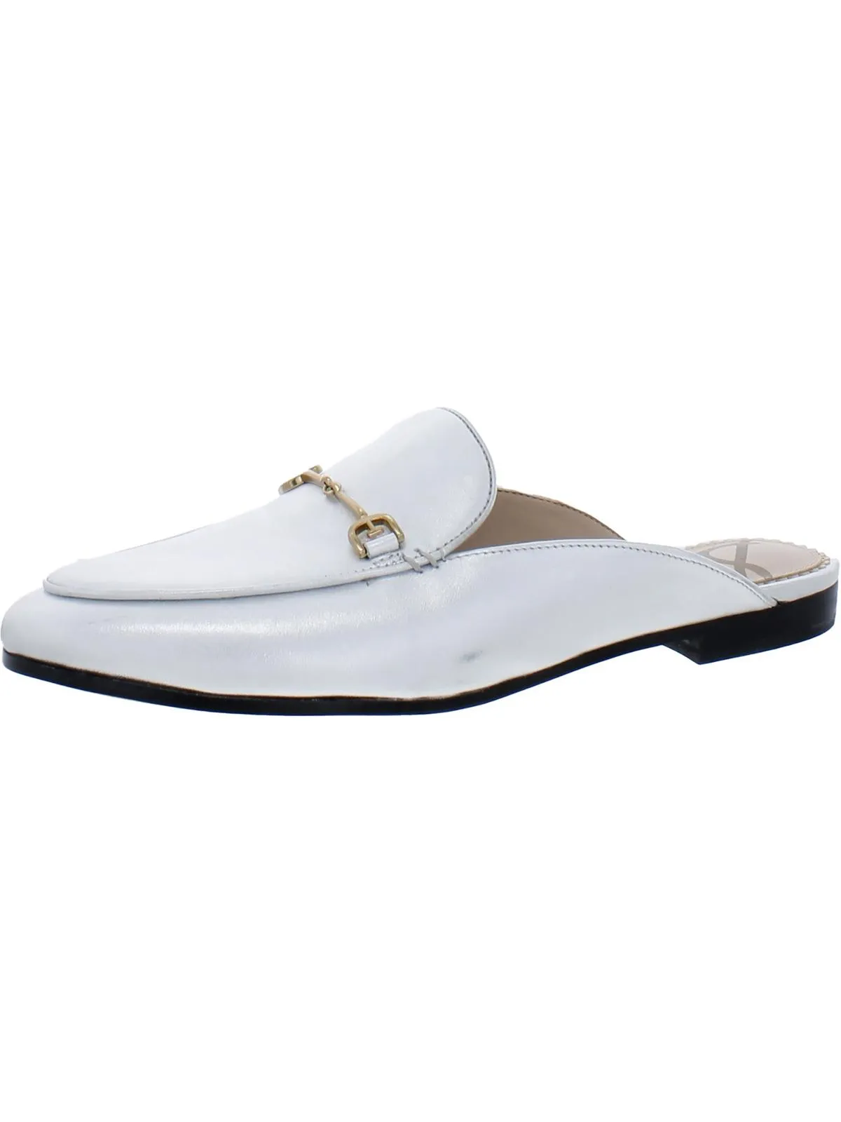 Reformation Linnie Womens Leather Slip On Loafers