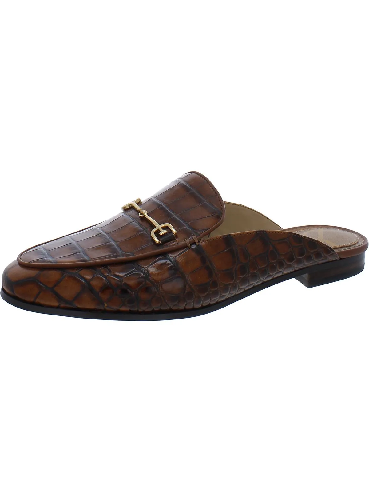 Reformation Linnie Womens Leather Slip On Loafers