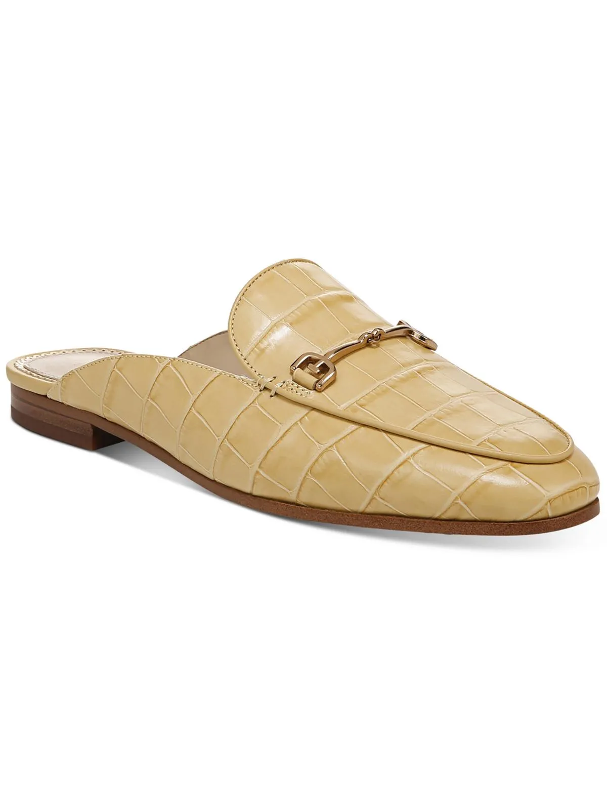 Reformation Linnie Womens Leather Slip On Loafers