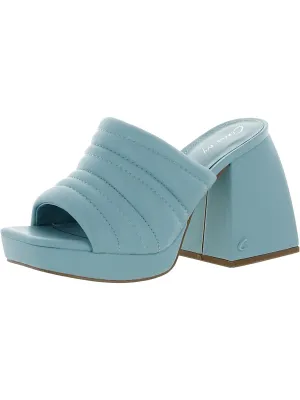 Reformation Marlie Womens Comfort Insole Slip On Mules