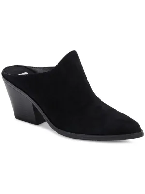 Reformation Nia  Womens Leather Slip On Mules