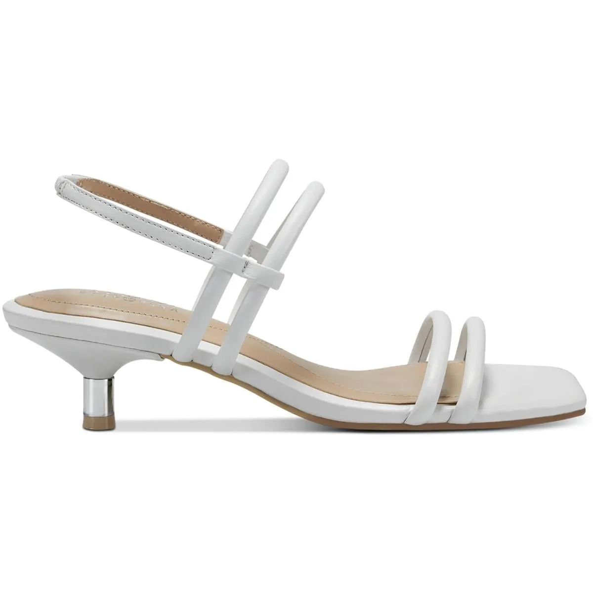 Reformation Paulina Womens Open-Toed Ankle Strap Kitten Heels