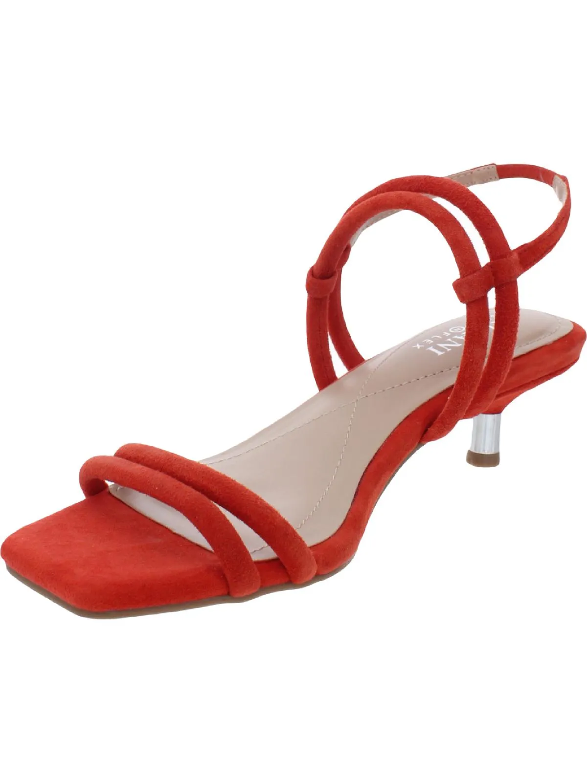 Reformation Paulina Womens Open-Toed Ankle Strap Kitten Heels