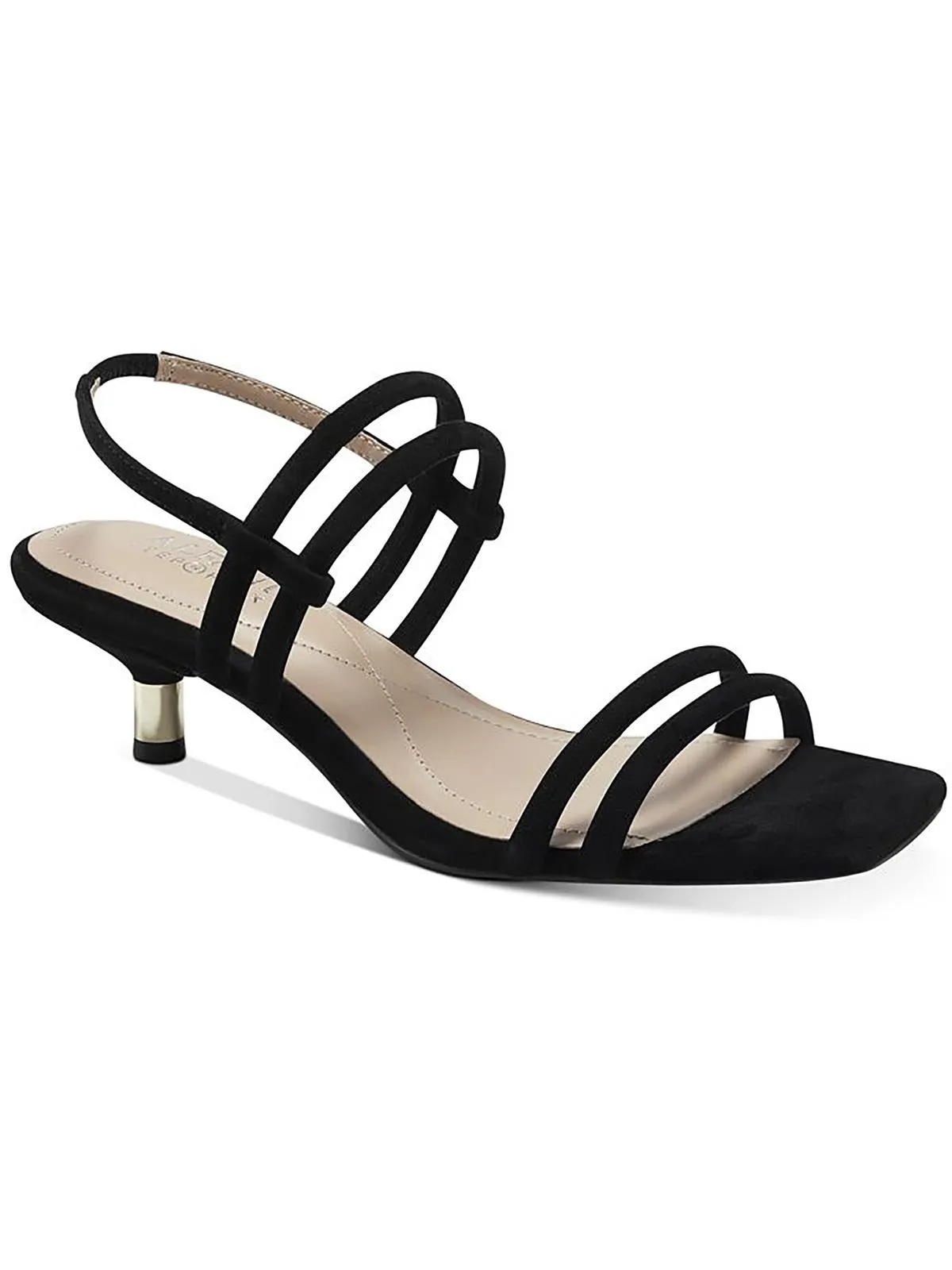 Reformation Paulina Womens Open-Toed Ankle Strap Kitten Heels