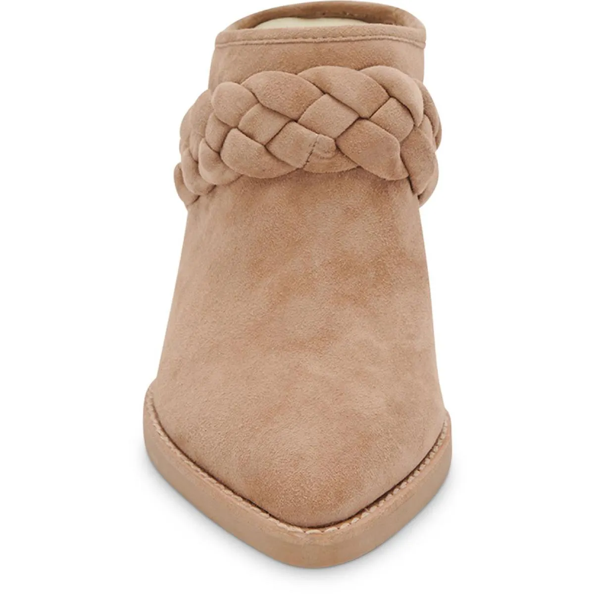 Reformation Serla Womens Suede Pointed Toe Mules