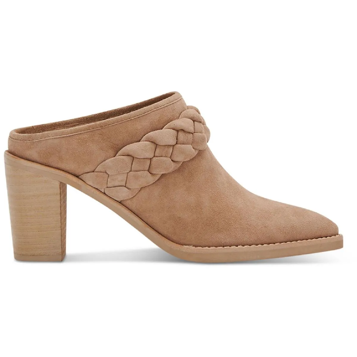 Reformation Serla Womens Suede Pointed Toe Mules