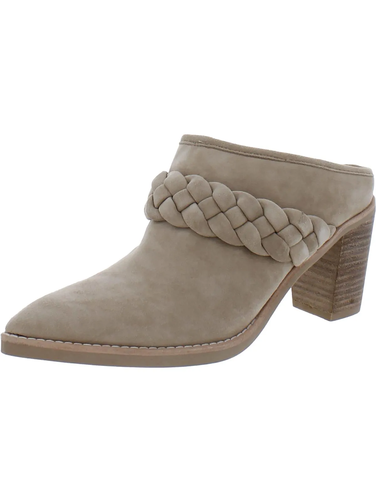 Reformation Serla Womens Suede Pointed Toe Mules