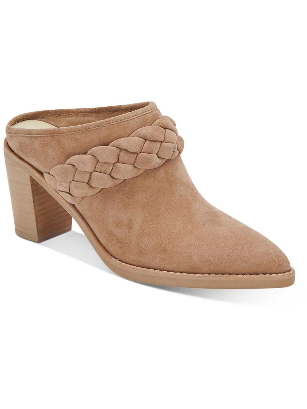 Reformation Serla Womens Suede Pointed Toe Mules