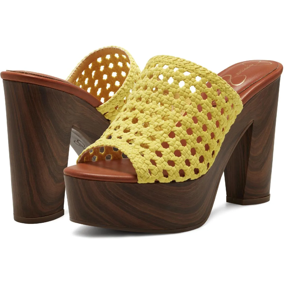 Reformation Shelbie 2 Womens Woven Slip On Heels