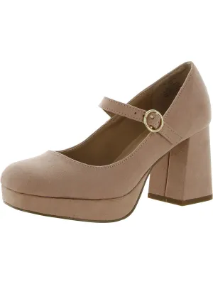 Reformation Vaneciaa Womens Round Toe Slip On Mary Jane Heels