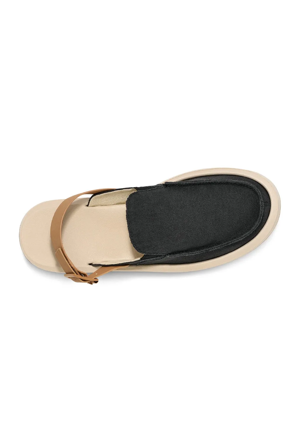 Sanuk Donna Mesa Mules for Women in Black | 1169130-BLK