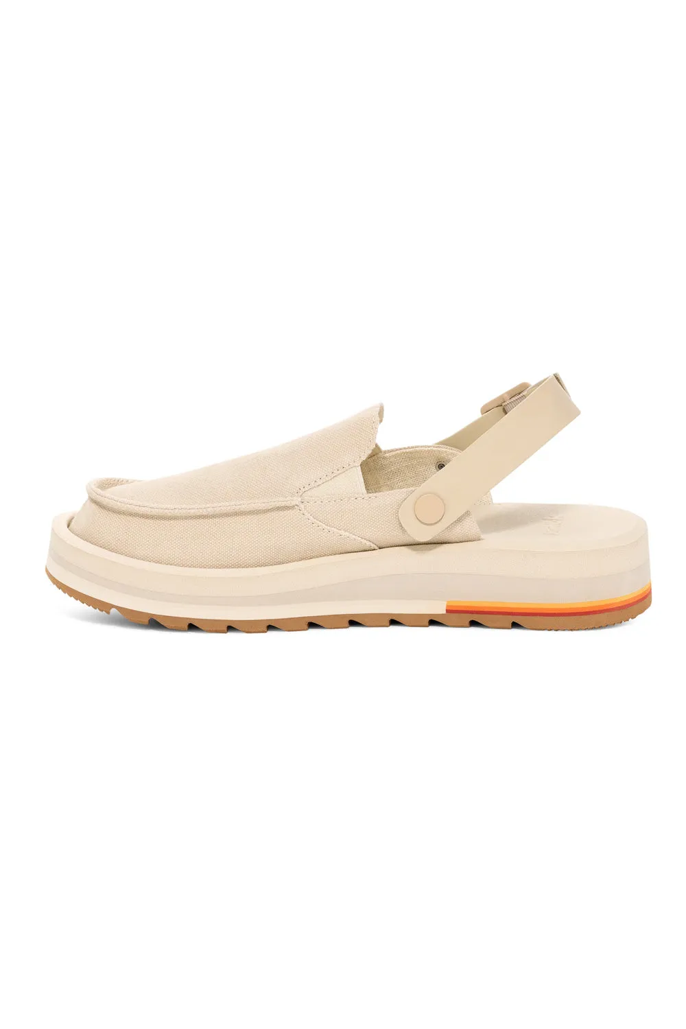 Sanuk Donna Mesa Mules for Women in Brown Rice | 1169130-BNRC