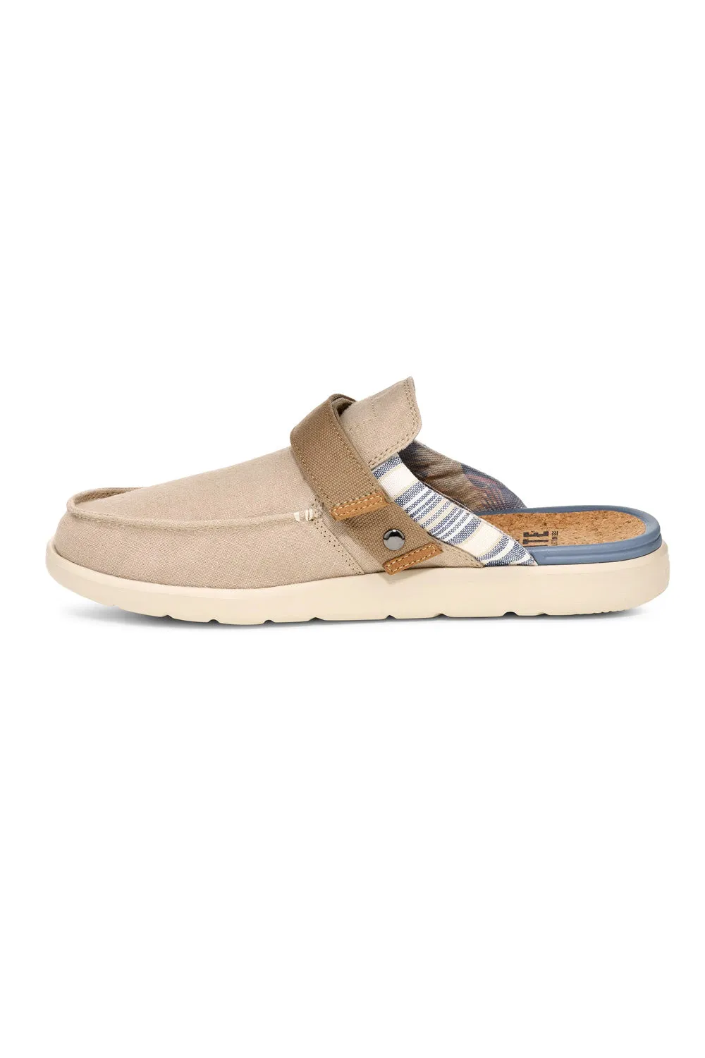 Sanuk Happy Hour Lite Resort Mules for Men in Taupe | 1169850-TAU
