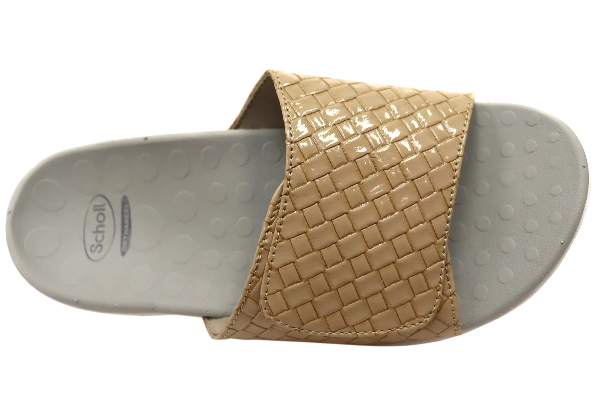 Scholl Orthaheel Samos II Womens Comfortable Supportive Slides Sandals